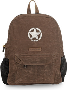 The House of Tara Rugged Distressed Canvas 18 L Laptop Backpack