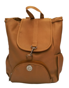 Vintage Stylish Ladies Expandable Backpacks Handbags Mustard Color(bag 125) 2.5 L Backpack