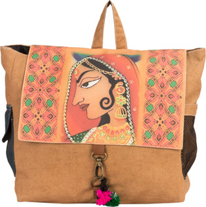 The House of Tara Canvas Bani Thani Bag 10 L Medium Backpack