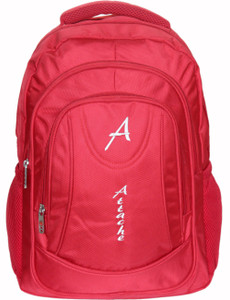 Attache Premium School / Laptop Bag (Red) 30 L Backpack