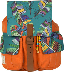 The House of Tara Printed Canvas 037 20 L Medium Backpack