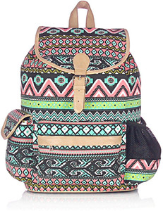 Shaun Design Aztec Print with Laptop Protection 12 L Large Backpack