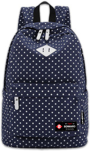 Bonmaro Polka Dots Blue 24 L Backpack
