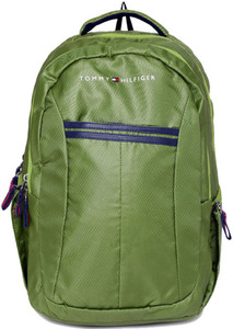 Green tommy online hilfiger backpack