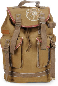 The House of Tara Wax Coated Cotton Canvas 27 L Backpack
