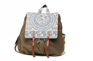 The House of Tara Madhubani Multiutility 016 Large Backpack