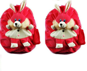 Pandora Kids School Bag - 2 Pack of Pink Rabit 5 L Backpack
