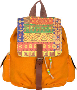 The House of Tara Printed Canvas 032 20 L Medium Backpack