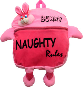 Funtastic Pink Naughty Bunny Design Kids Bag School Bag