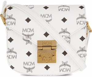 Mcm white shoulder bag 2025