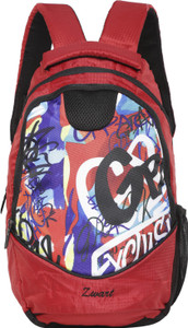 Zwart Dazzle Waterproof School Bag