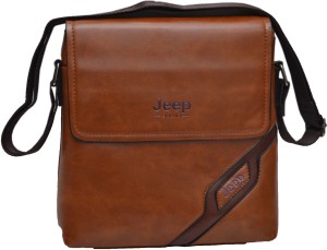 تسوق Jeep Business Bag - One Shoulder Handbag Crossbody Briefcase made of  High-Quality PU Leather for Professionals - Messenger Shoulder Bag perfect  for Daily Commute and Business Needs for men اونلاين |
