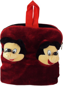 Sisamor Double Mouse Red Kids School Bag