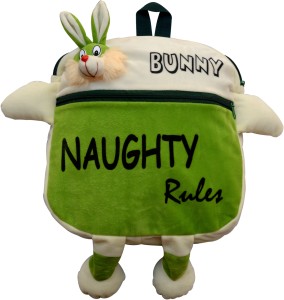 Funtastic Green Naughty Bunny Design Kids Bag School Bag