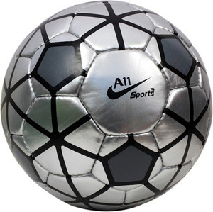 A11 Sports Premier League Silver Football - Size: 5