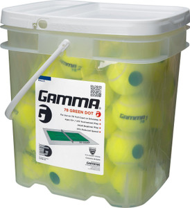 Gamma Sports 78 Green Dot Ball Tennis Ball - Size: 5