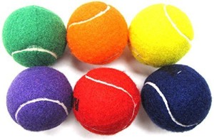 Coast Athletic Color Tennis Ball Set Tennis Ball -   Size: 5