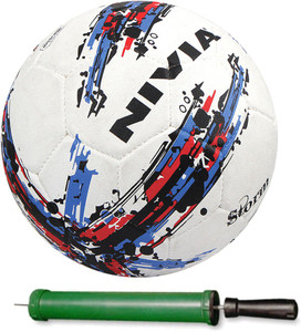 Nivia Storm Ball Size-5 Football With Pump Football - Size: 5