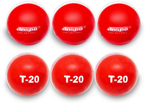 Jaspo T-20 Red Cricket Ball Cricket Ball - Size: 5