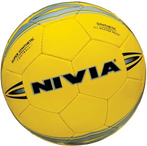 Nivia SUP_SYNTH_FB_YEL Football -   Size: 5
