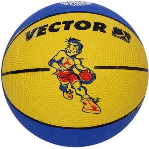 Vector X BB-TOON-BLUE-YELLOW Basketball -   Size: 3