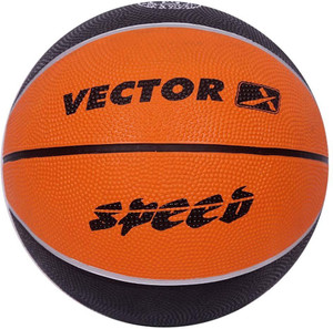 Vector X BB-SPEED-ORG-BLK-7 Basketball - Size: 7