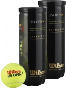 wilson us open tennis ball(pack of 2, yellow)