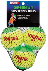 Tourna Sports Stage 1 Quick Start Low Compression Balls Tennis Ball - Size: 5