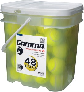 Gamma Bucket-O-Balls Tennis Ball -   Size: 5