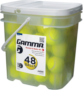 Gamma Bucket-O-Balls Tennis Ball - Size: 5