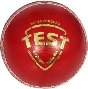 RS SPORT TEST LEATHER BALL Cricket Ball -   Size: 5, 6