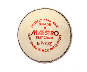 CW Maestro Leather Cricket Ball - Size: Full Size