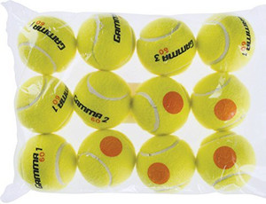 Gamma Sports Orange Dot Ball Tennis Ball - Size: 5