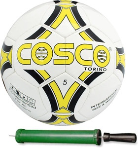 Cosco TORINO Football With Pump Size-5 Football - Size: 5