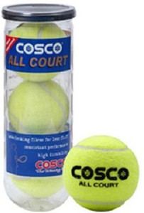 Cosco all court (pack of 3) Tennis Ball - Size: standard