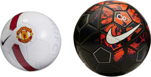 Retail World CR7 & UTD WHITE Football - Size: 5