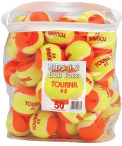 Tourna Stage 2 Quick Start Low Compression Balls Tennis Ball - Size: 5
