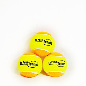 Le Petit Tennis Pk3 2 Stage Tennis Balls for Kids Tennis Ball - Size: 5