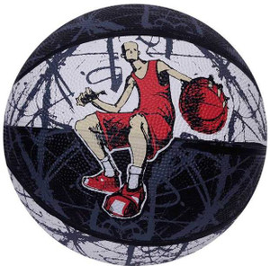 Vector X BB-TOON-BLK-WHT-7 Basketball - Size: 7