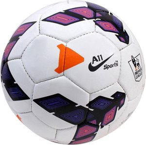 A11 Sports Premier League Purple Football - Size: 5, 5