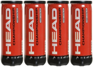 head championship tennis ball(pack of 4, multicolor)