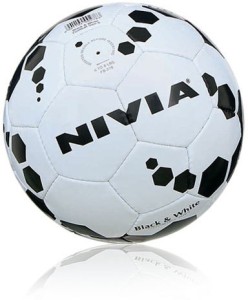 Nivia Black Football -   Size: 5