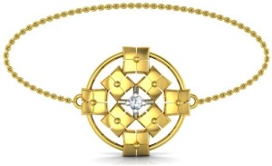 Avsar Bhopal Yellow Gold 14kt Swarovski Crystal Bracelet