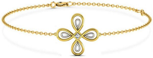 Avsar Tamil Nadu Yellow Gold 18kt Diamond Bracelet