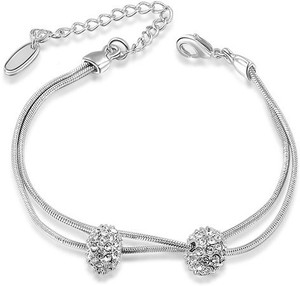 Silver bracelet for ladies tanishq store