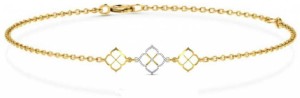 Avsar Pranali Yellow Gold 18kt Diamond Bracelet