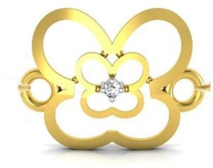 Avsar Panaji Yellow Gold 14kt Swarovski Crystal Bracelet