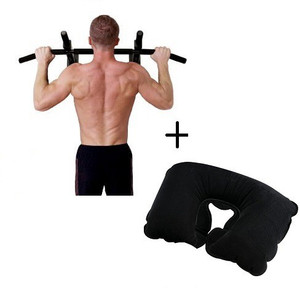 IBS Push Wall Mount Door Chin Iron Hanging Height Increaser Workout Biceps Triceps Home Iron Gym Frames With Neck Pain Relief Cervical Travel Pillow Support Pull-up Bar