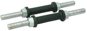 Sports Solutions Steel Dumbell Rods 14 Inches Weight Lifting Bar