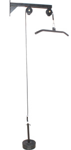 Home Gym Dynamics Wall Mounted LAT Pulley Bar Triceps Bar